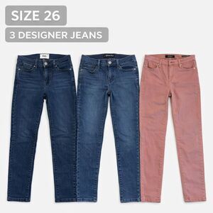 Women’s Size 26 Designer Jeans Bundle PAIGE J Brand Buffalo